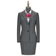 WY5027 TWO-BUTTON FLAT COLLAR AND DOUBLE SLITS