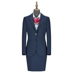 WY5020 女兩扣西服後雙開叉