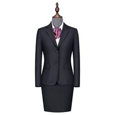 WY1012 MID LENGTH TWO BUTTON FLAT COLLAR