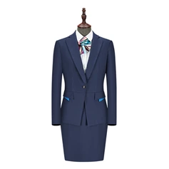 WY1025 SINGLE BUTTON FLAT LAPEL COLLAR