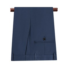 5010 寶藍色千鳥格