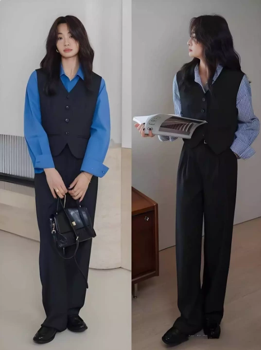 A must-have suit vest in autumn, this way it looks fashionable and super beautiful (3)
